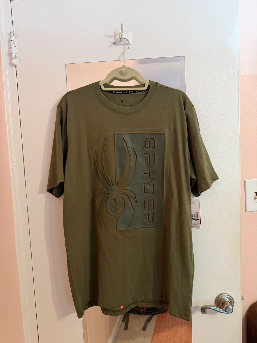 New Spyder Men's Green T-Shirt Size L