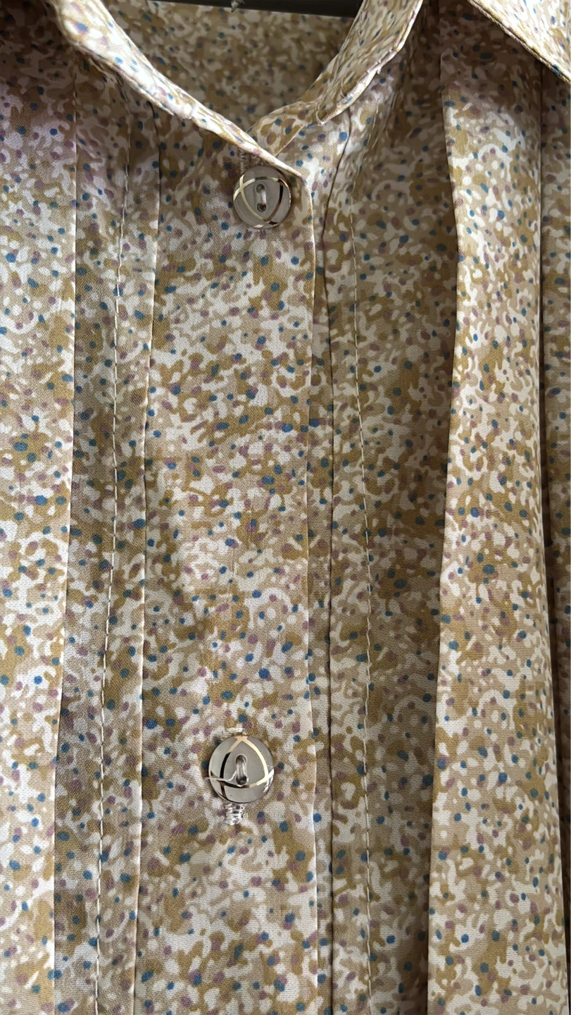 Women's Floral Print Button-Up Shirt Dress - photo 2