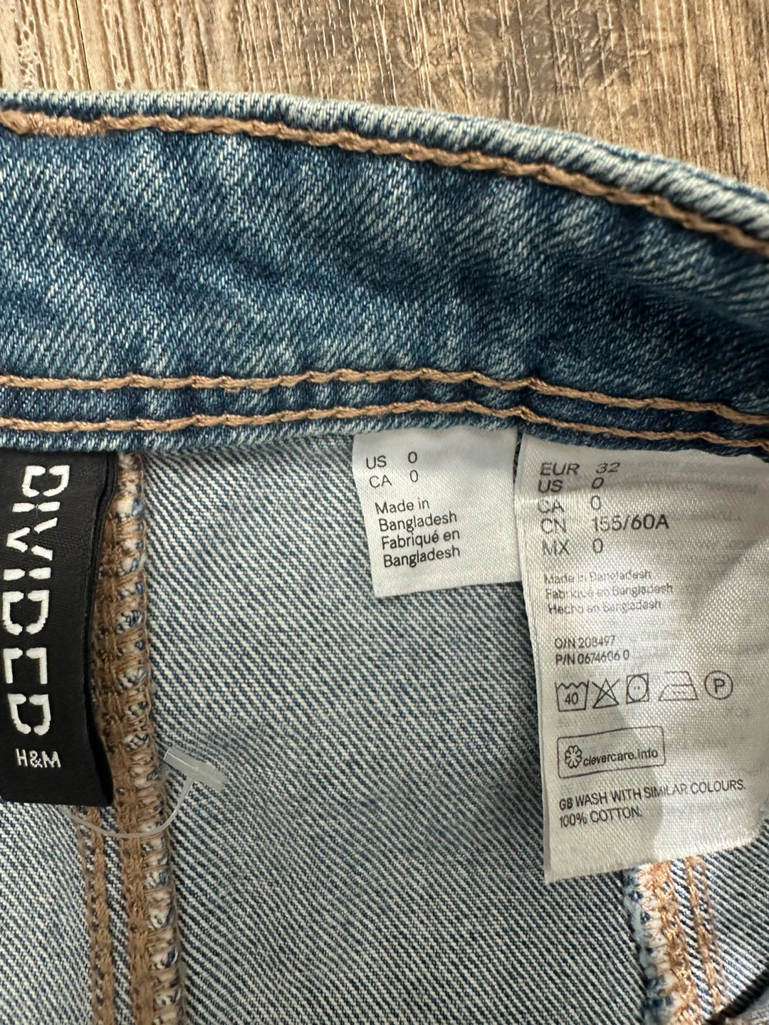 Divided H&M Denim Button-Front Mini Skirt - photo 3