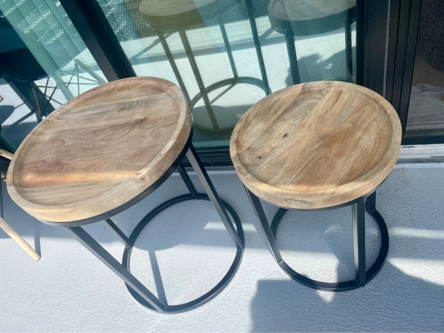 Solid wood and metal Sise Tables (1 or Set of 2) - photo 3