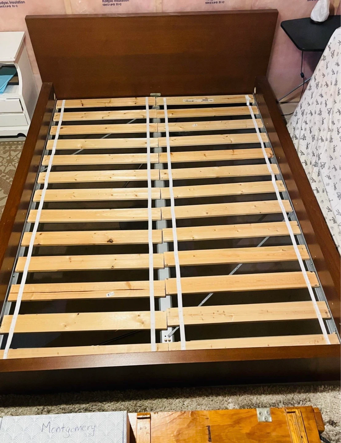 IKEA MALM Queen bed frame brown colour - photo 2