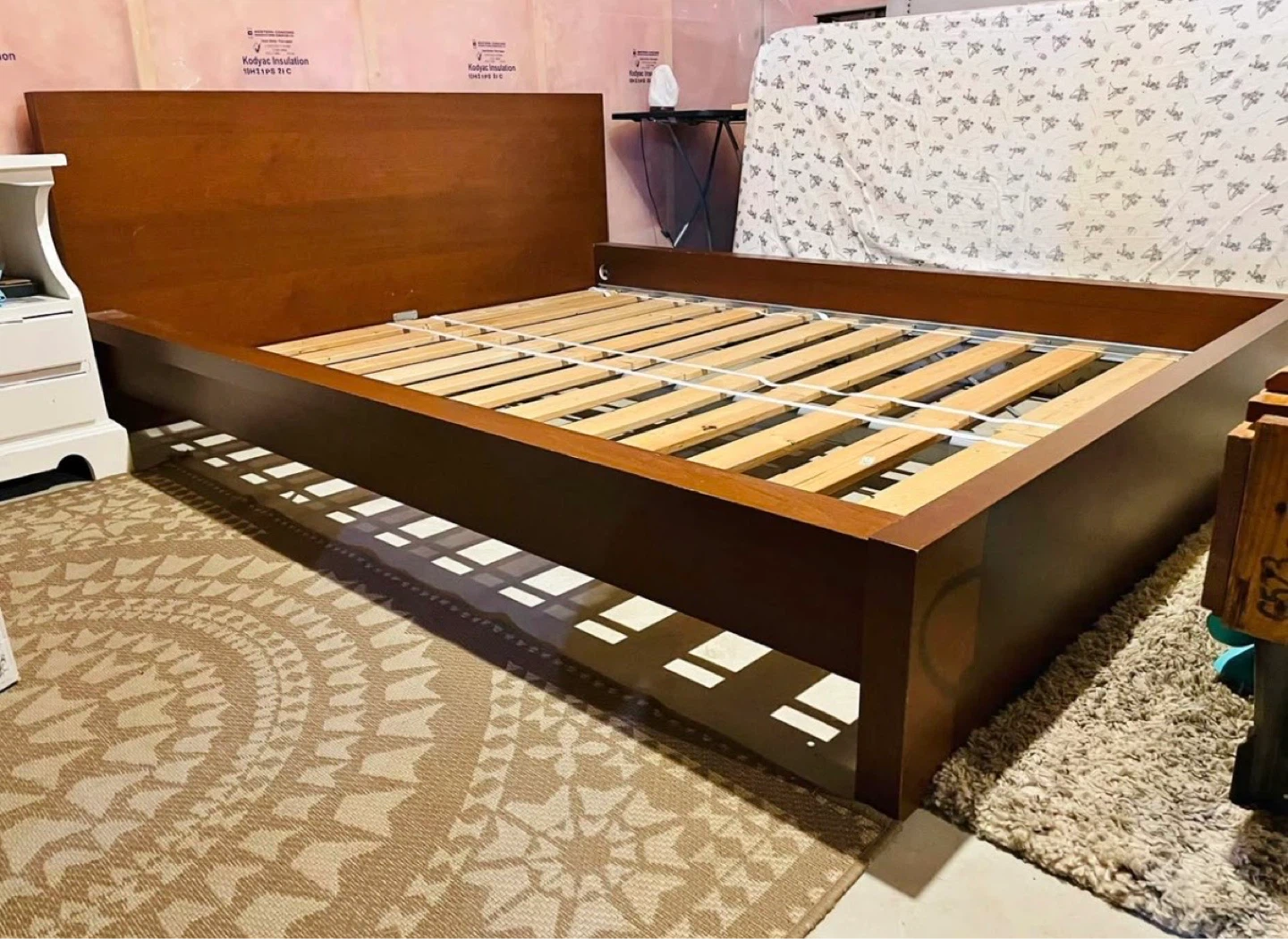 IKEA MALM Queen bed frame brown colour