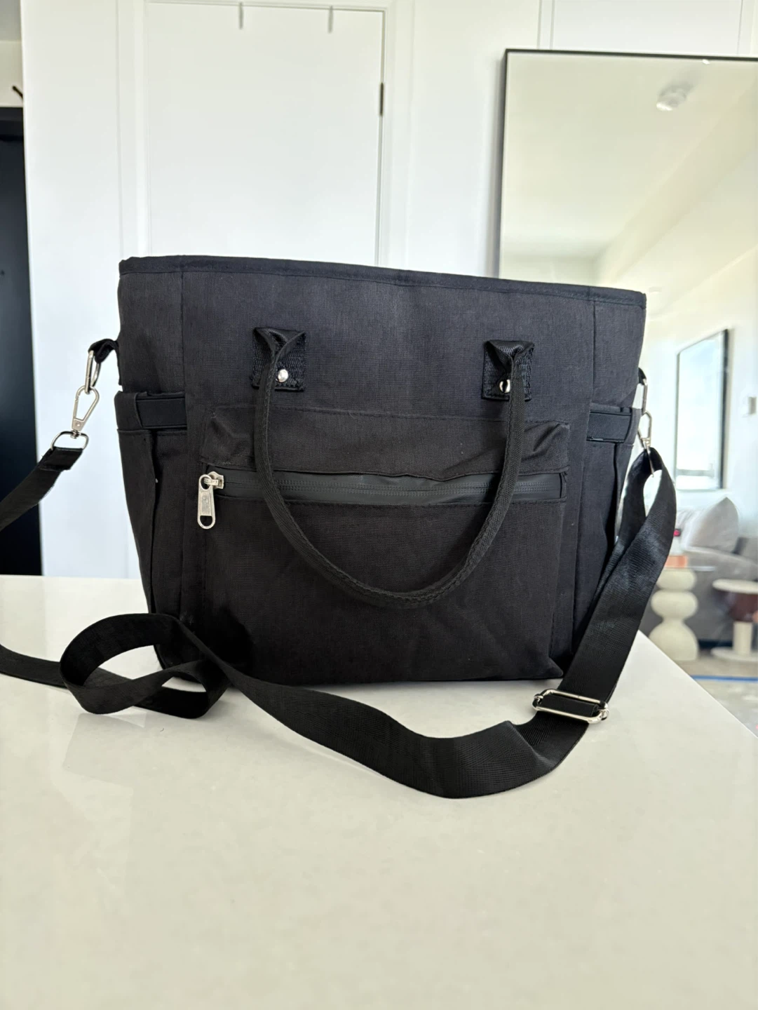 Black lunch bag