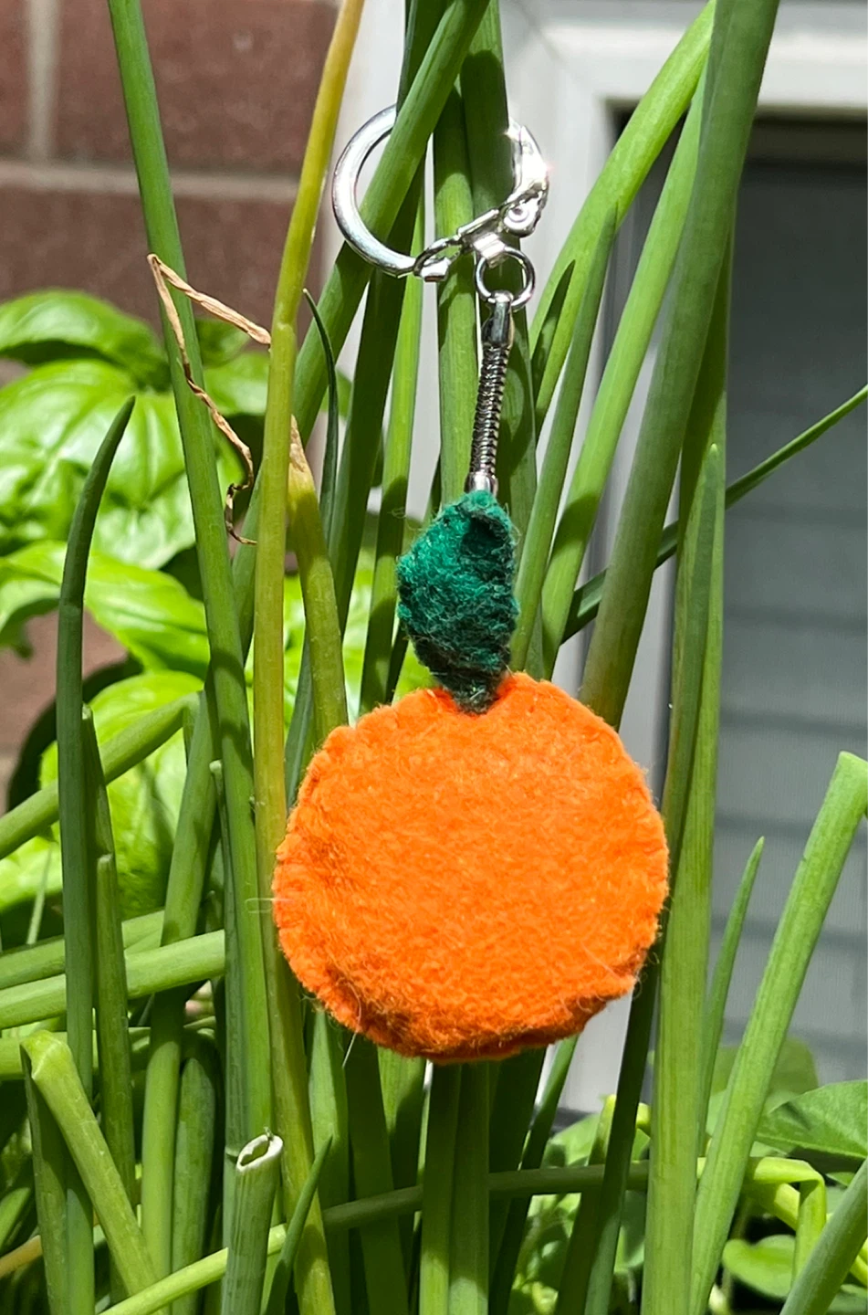Orange tangerine Keychain