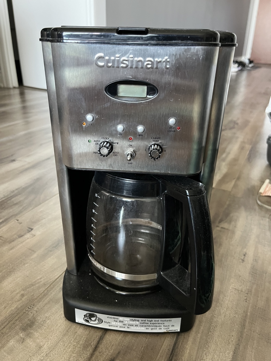 Clear out: Cuisinart Coffee Maker