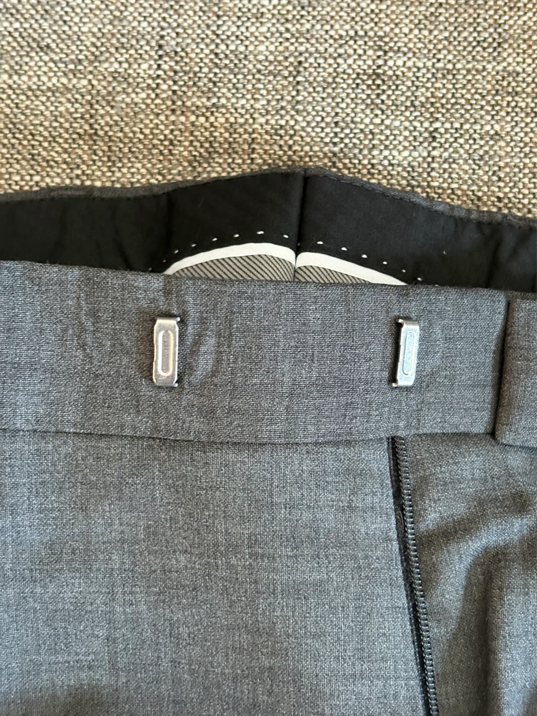 Grey Wool Dress Pants - photo 3