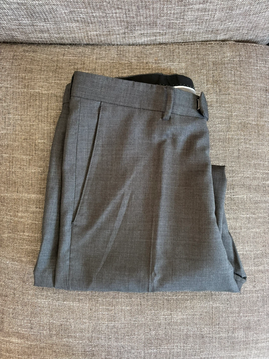 Grey Wool Dress Pants - photo 2