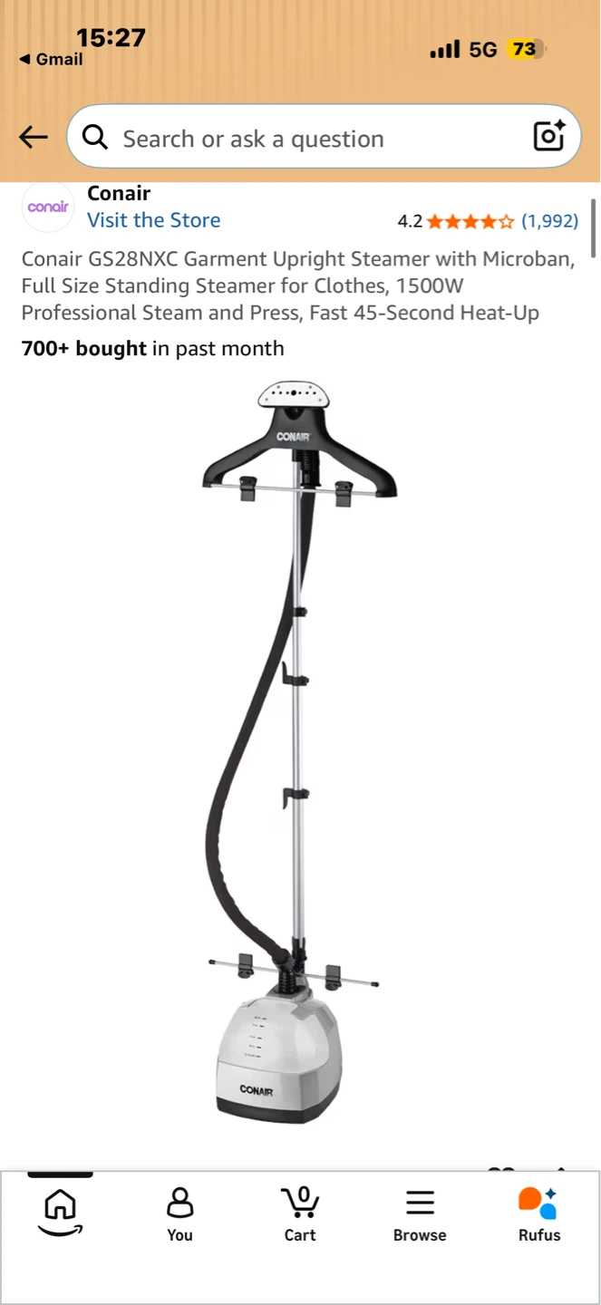 Conair Garment Steamer - photo 2