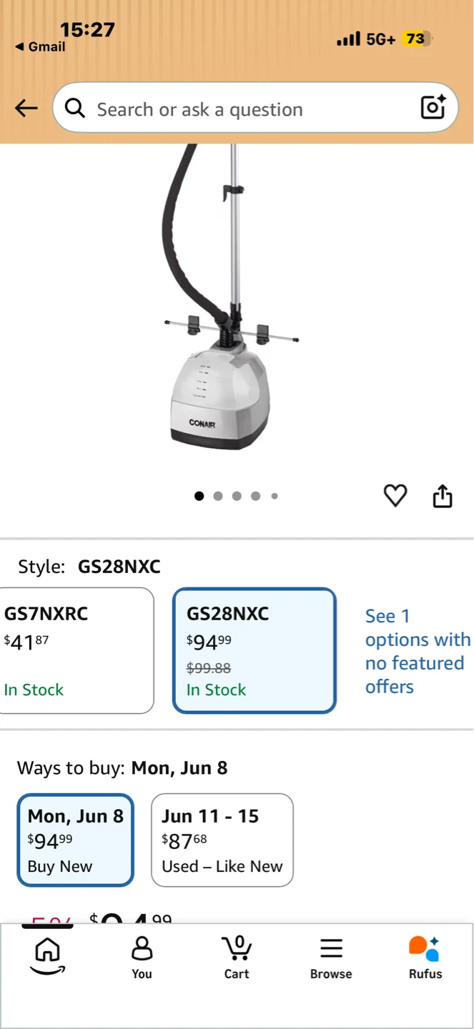 Conair Garment Steamer - photo 3