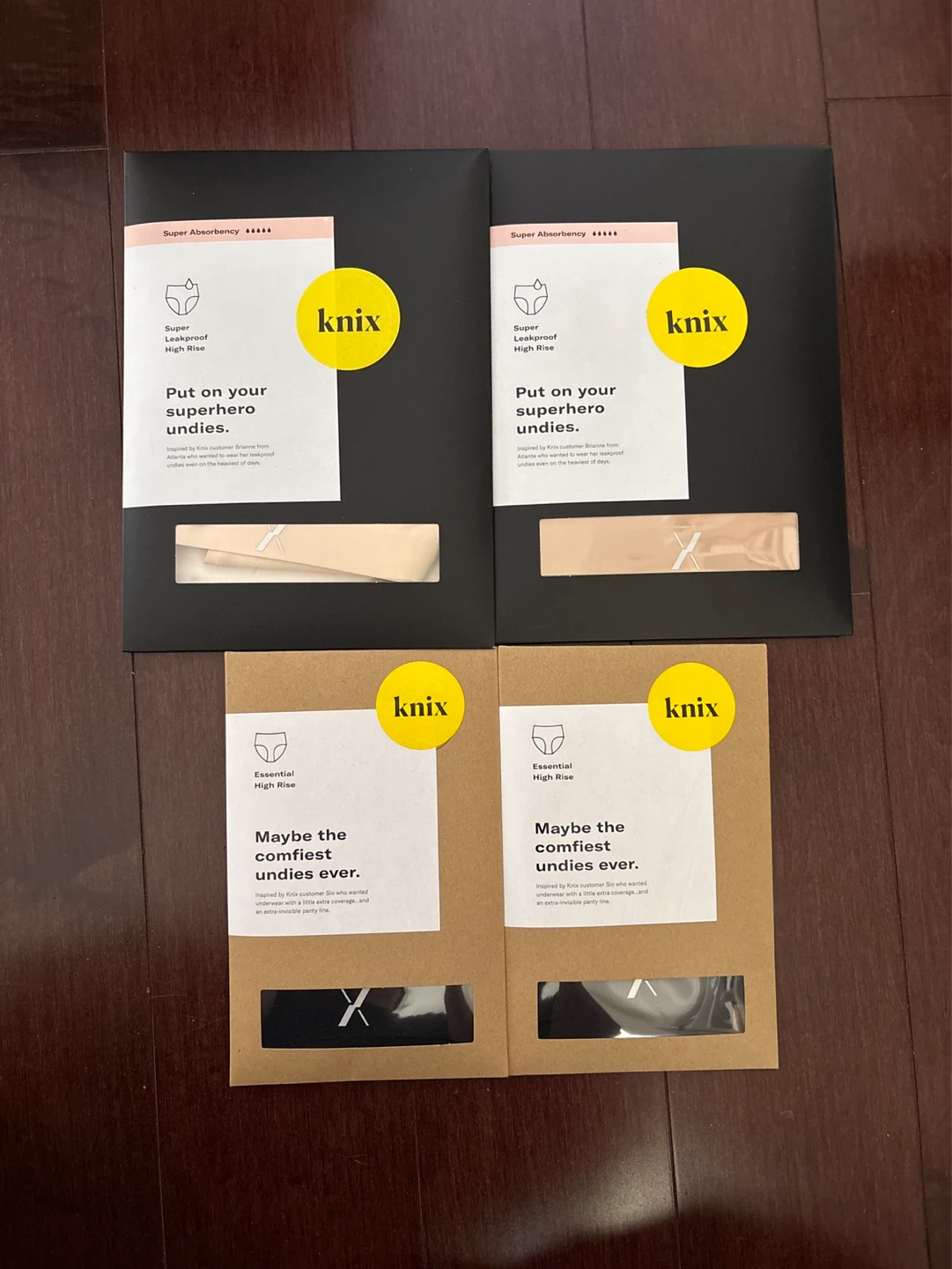 NEW Knix Underwear Bundle (Size S)