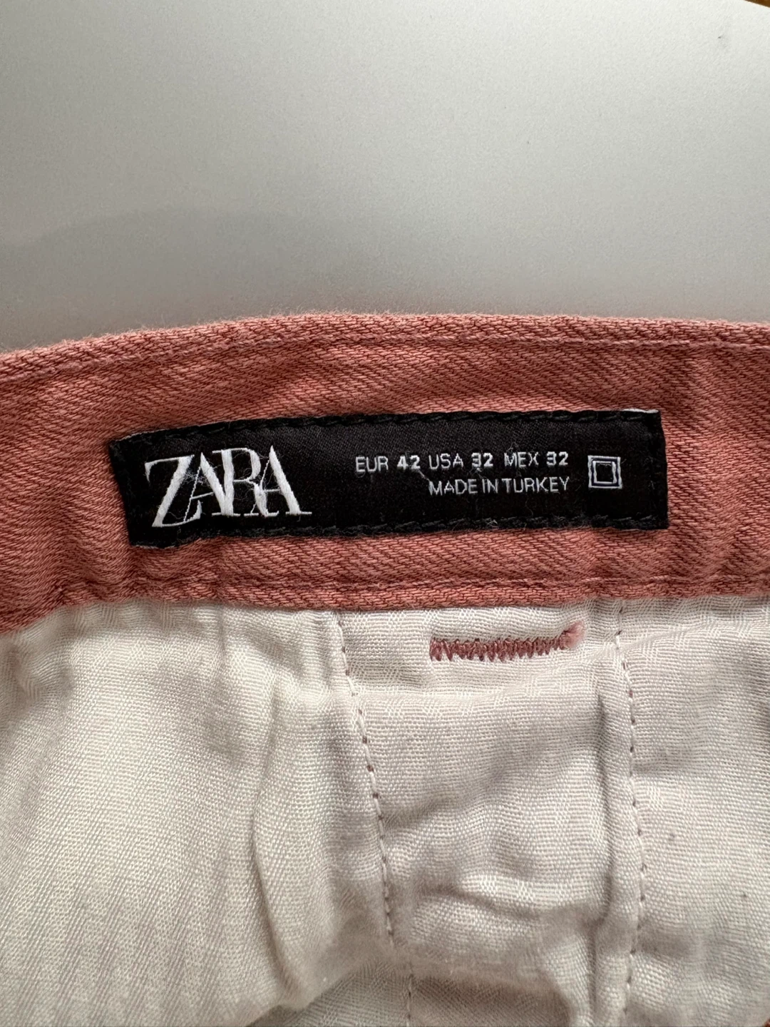 Zara Pink Chino Pants Size 32 - photo 2