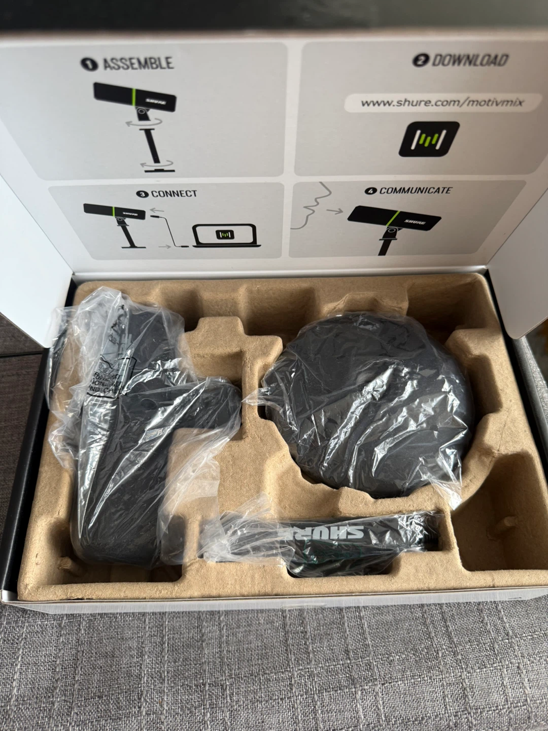 Shure MV6 USB-C Speech Microphone, Black - photo 3