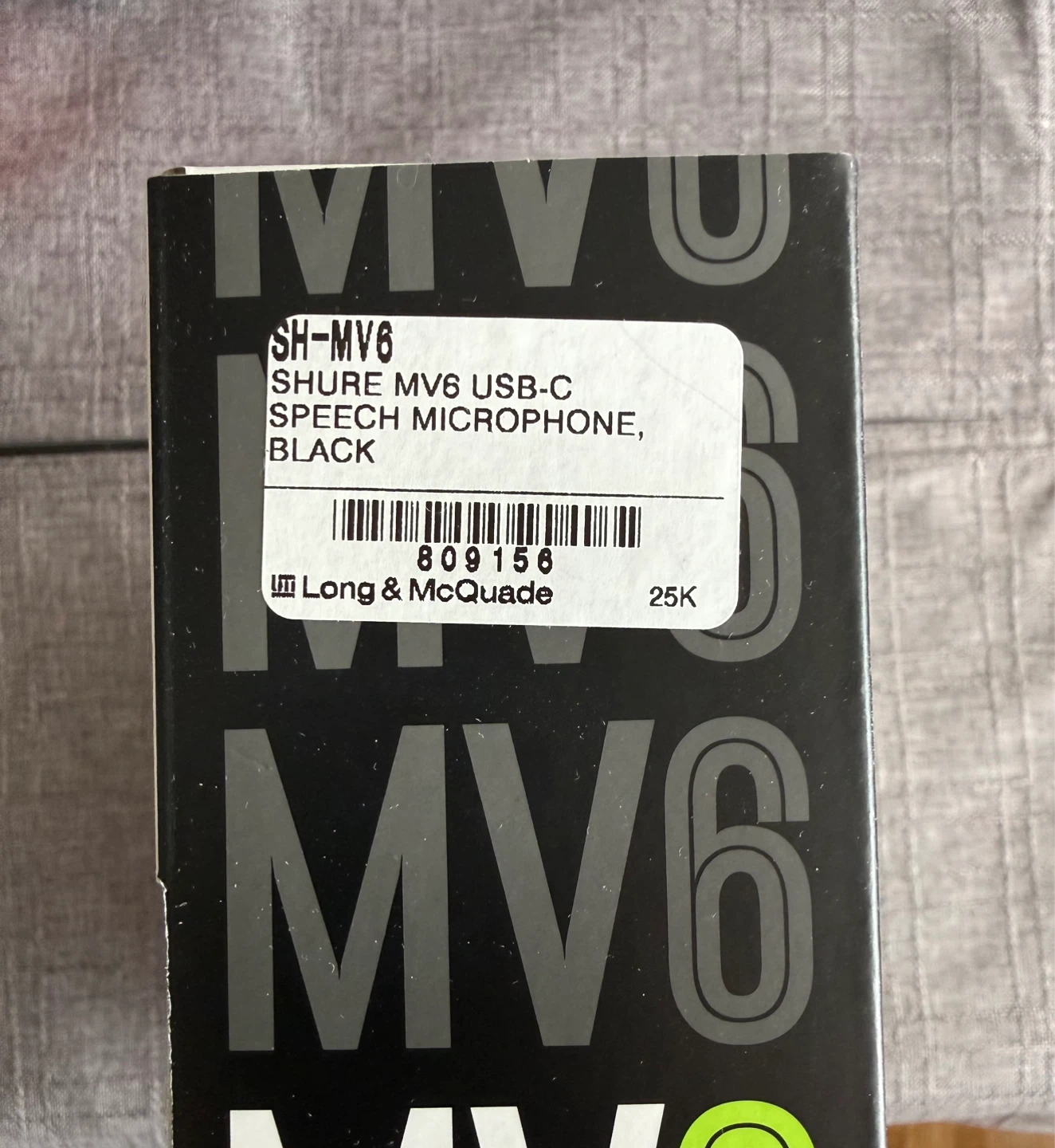 Shure MV6 USB-C Speech Microphone, Black - photo 2
