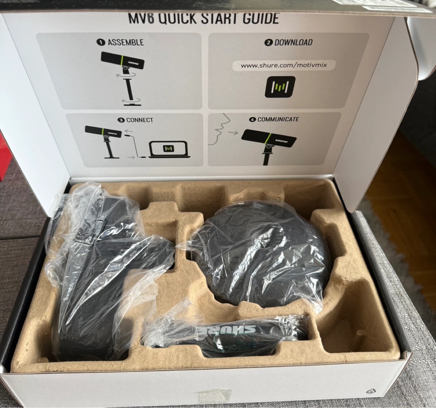 Shure MV6 USB-C Speech Microphone, Black - photo 4