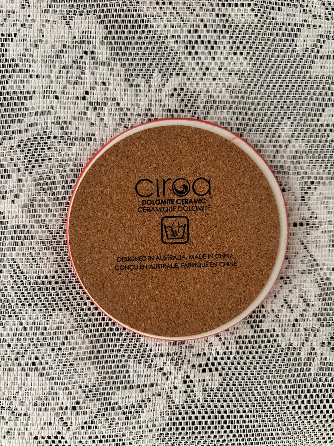 Ceramic strawberry coasters - photo 2