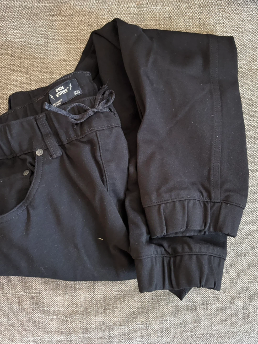 Black Jogger Pants M/32 - photo 2
