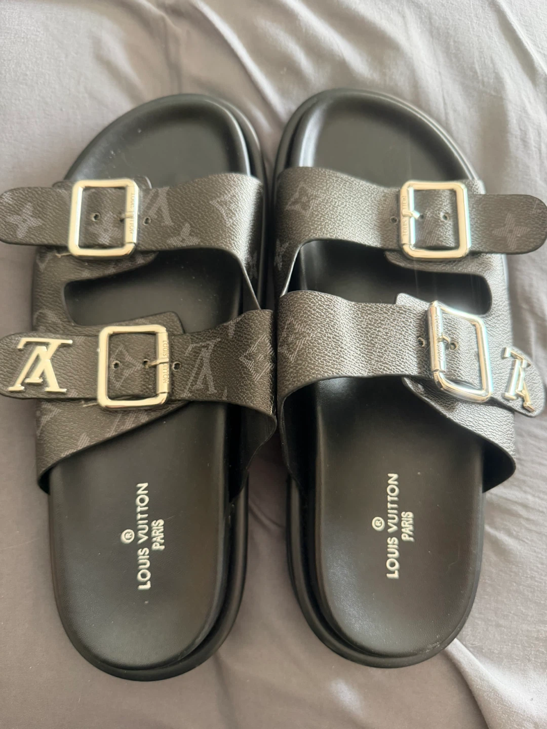 Brand New Monogram Sandals