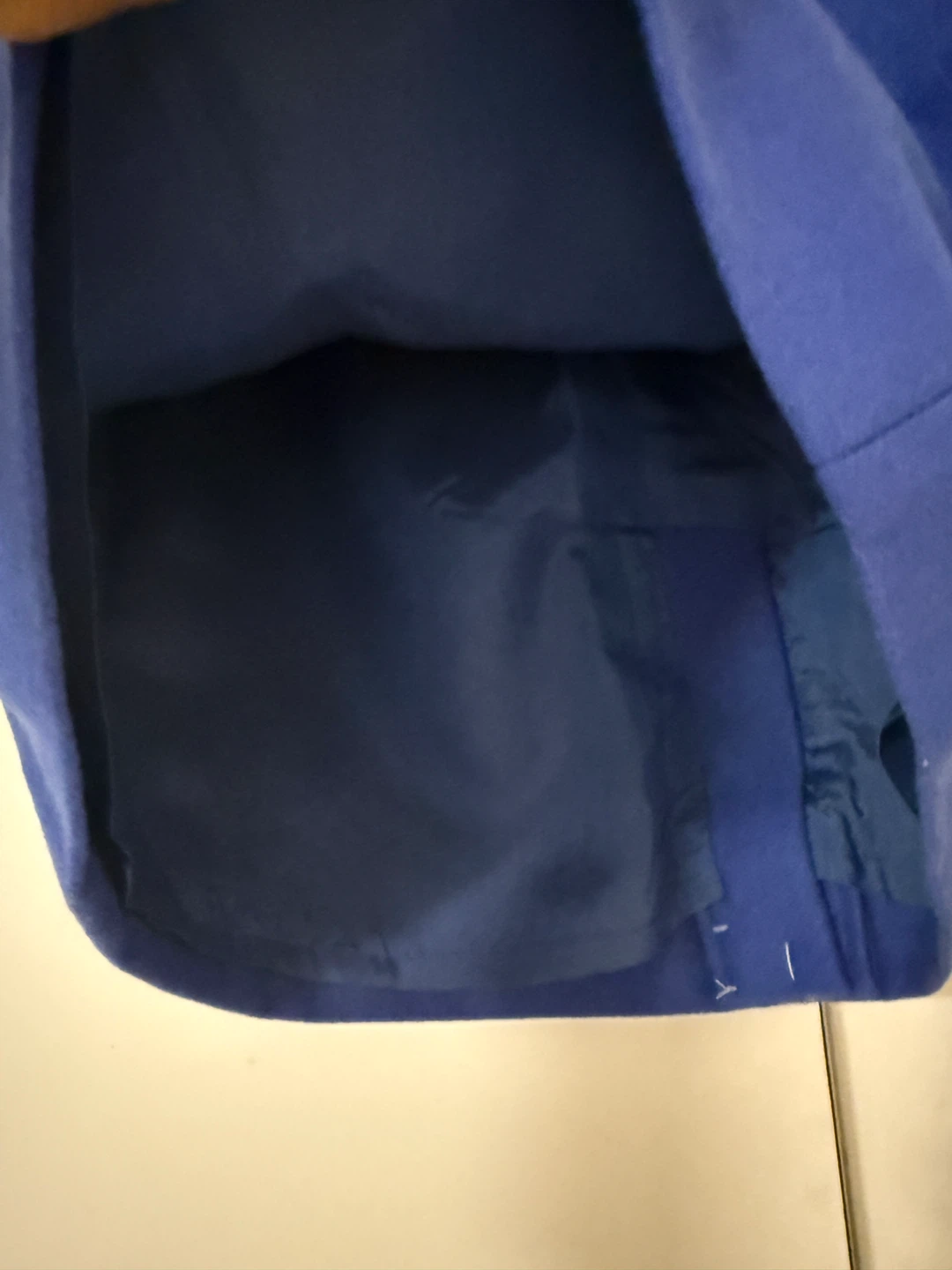 J. Crew The Pencil Skirt Blue Wool Blend Size 4 - photo 3