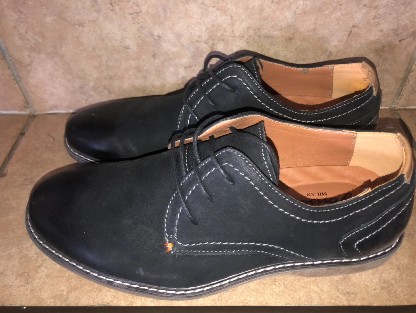 Jousen Men's Black Dress Shoes in PERFECT conditions - photo 3