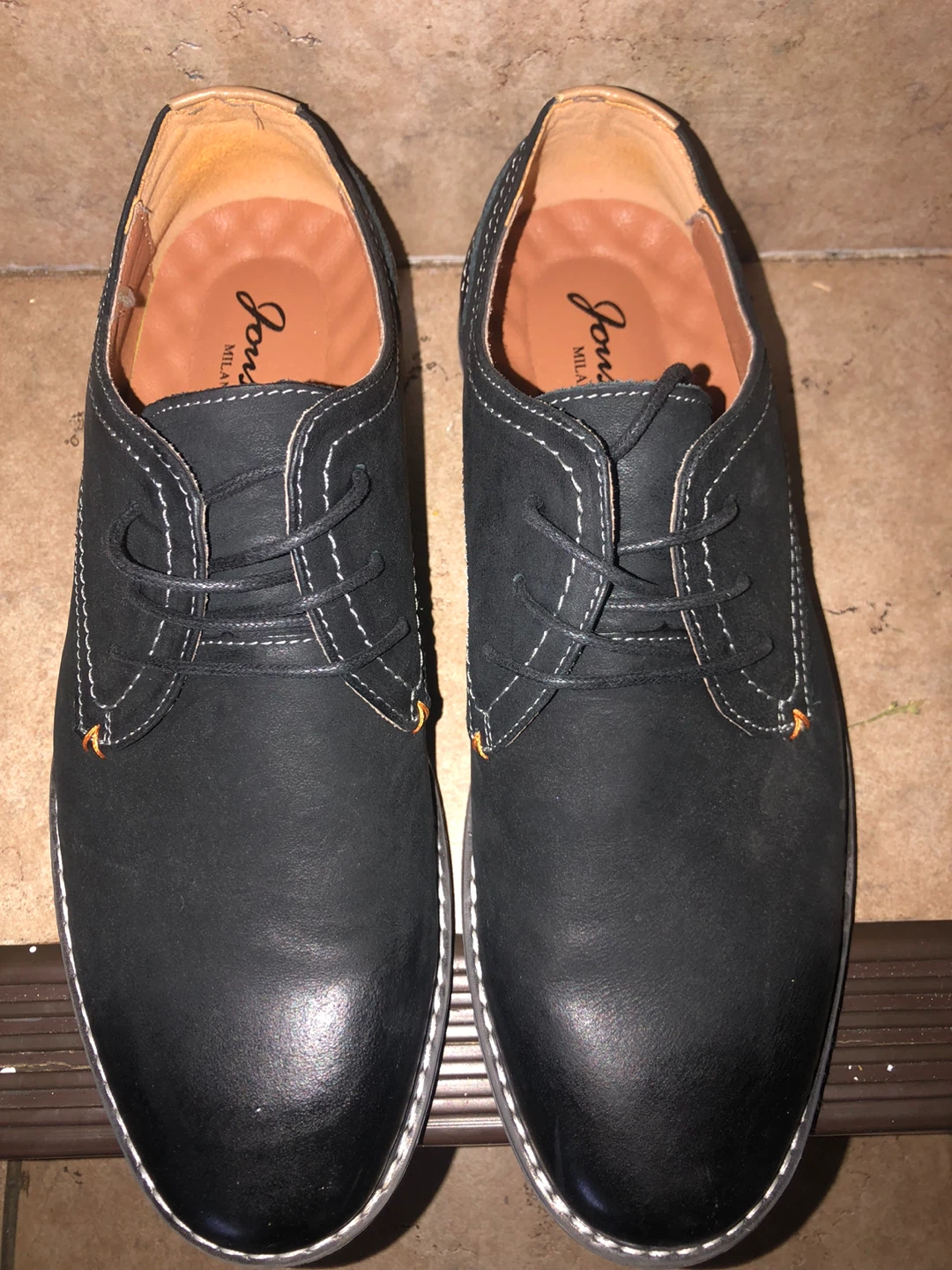 Jousen Men's Black Dress Shoes in PERFECT conditions - photo 4