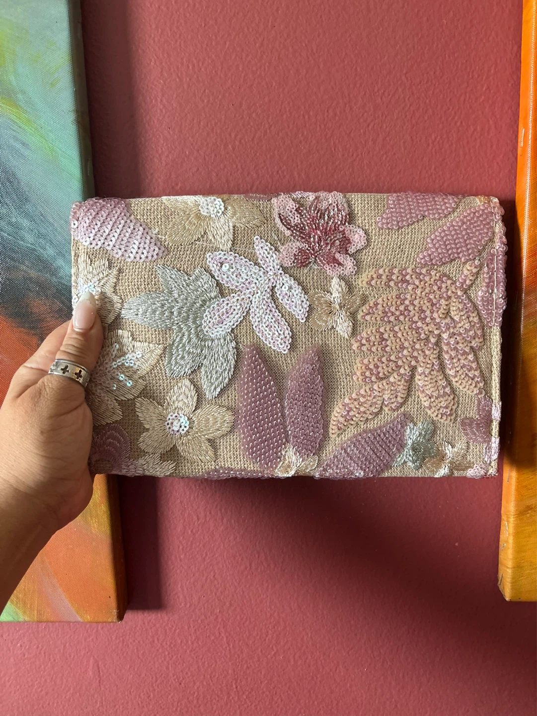 New Handmade Embellished Clutch Bag - photo 4