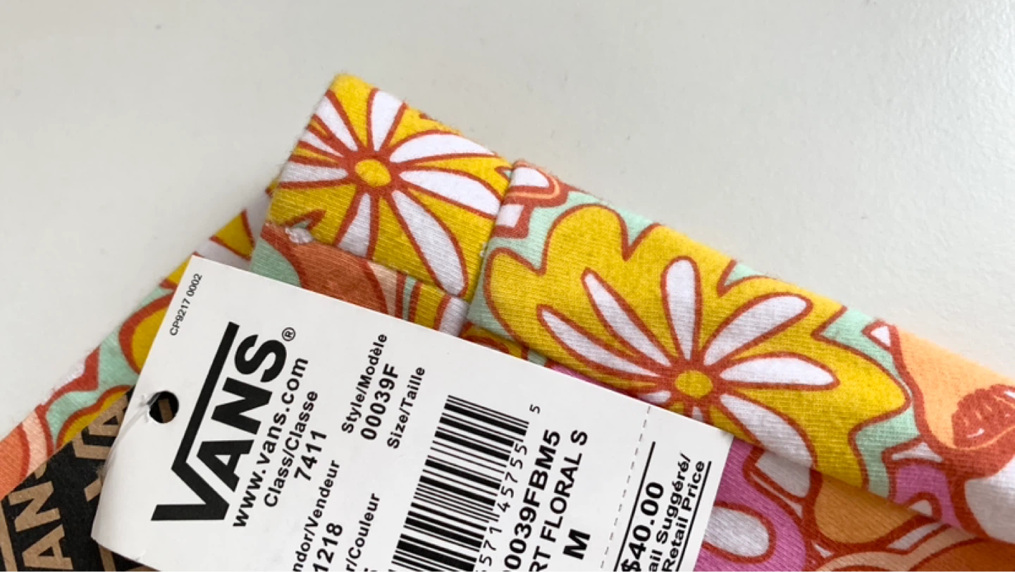 Vans Women/Girls Skirt High-Waist Stretch Resort Floral NEW - photo 3