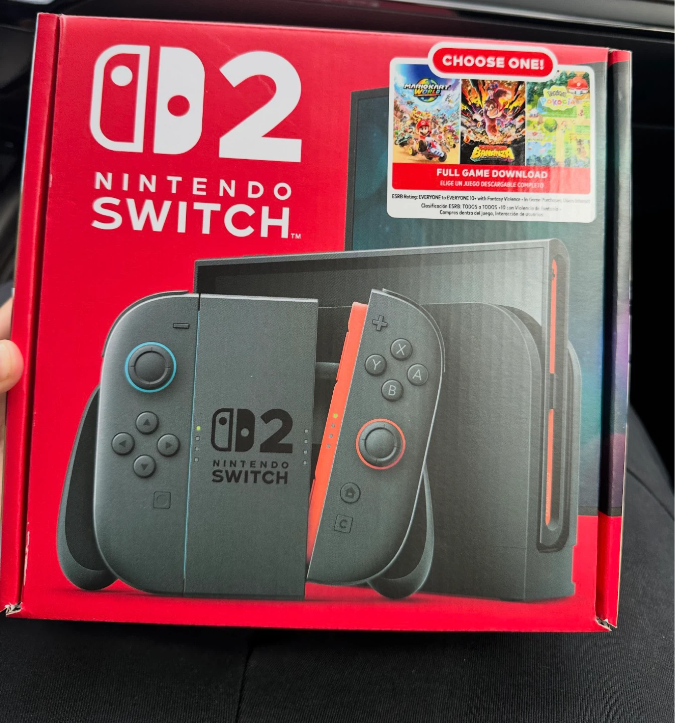 Nintendo Switch 2w/ Mario Kart 8 Deluxe Digital Download