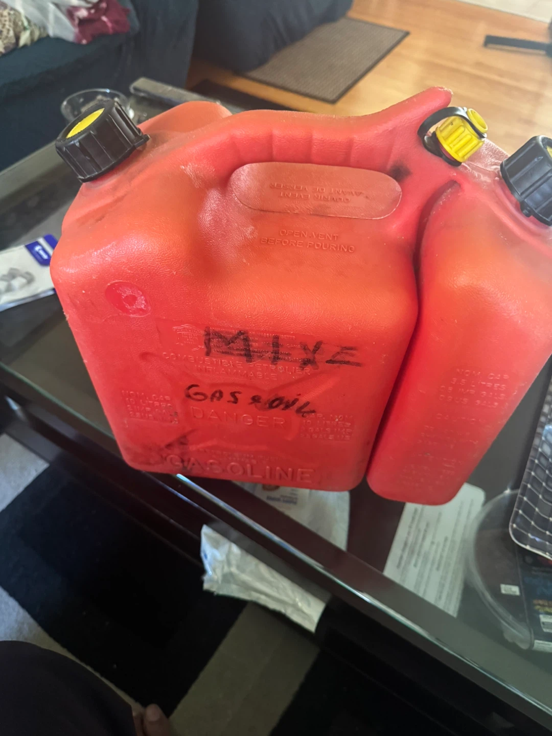Red 10 Litre Gasoline Can - photo 2