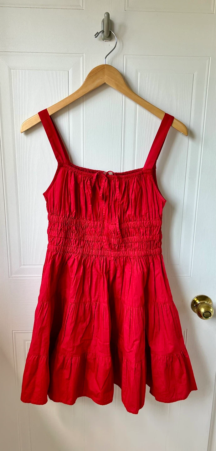 Brand new with tags Oak + Fort Red Summer Dress - photo 3