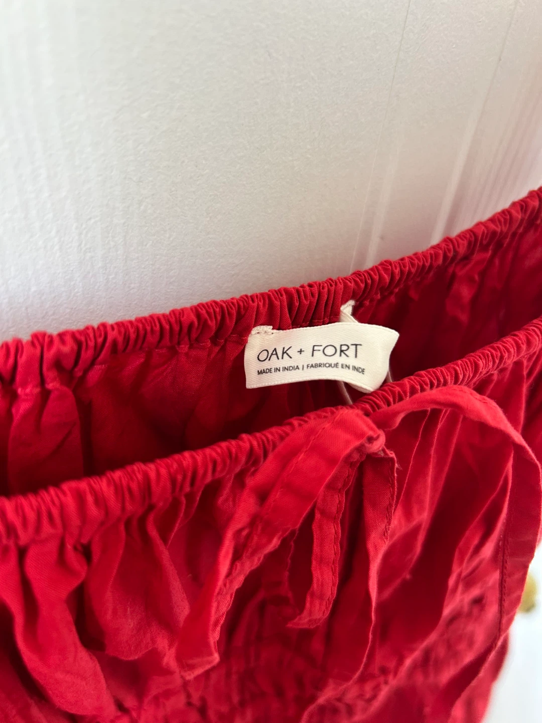Brand new with tags Oak + Fort Red Summer Dress - photo 4