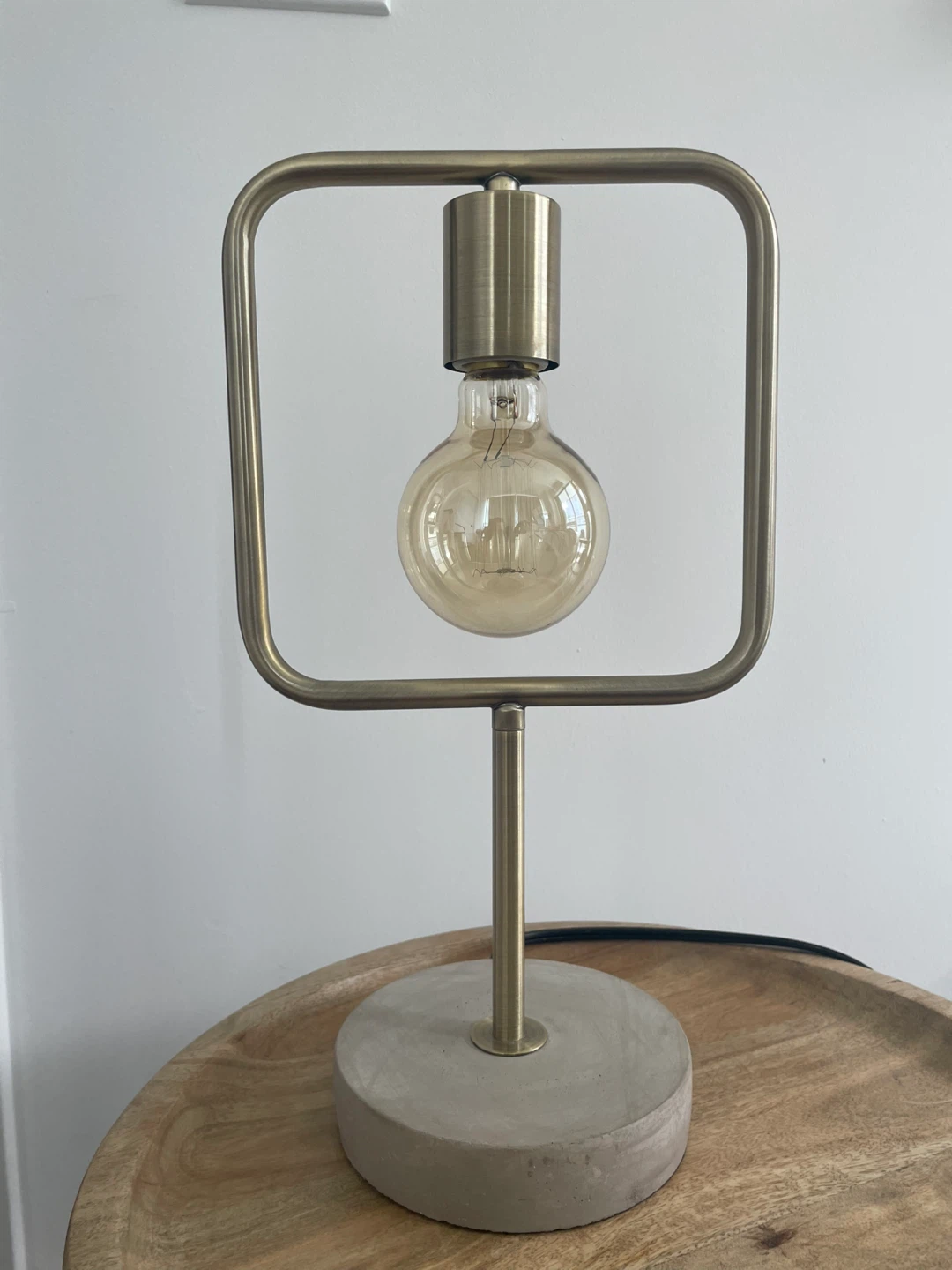 Modern Concrete Base Table Lamp - photo 2