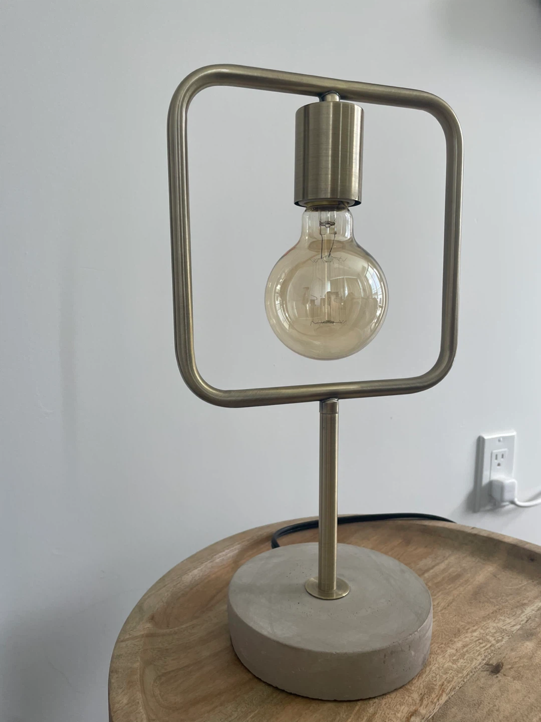 Modern Concrete Base Table Lamp - photo 4