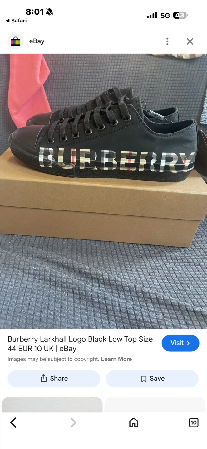 Brand New Larkhall Logo Black Low Top Sneakers - photo 2