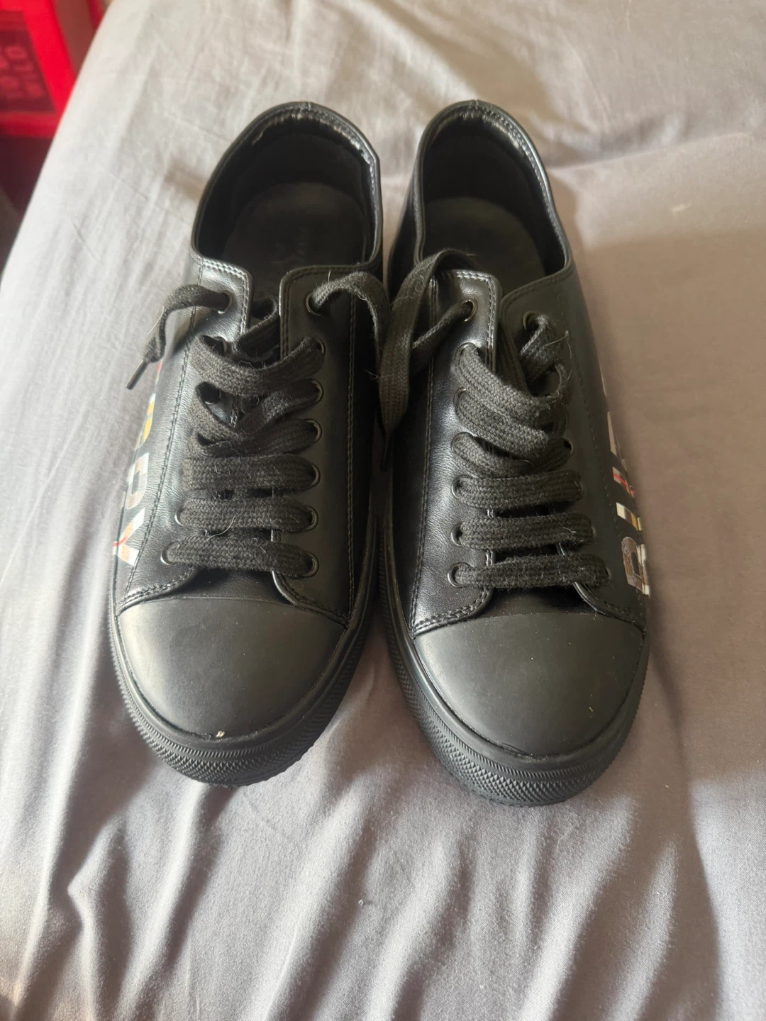 Brand New Larkhall Logo Black Low Top Sneakers - photo 5
