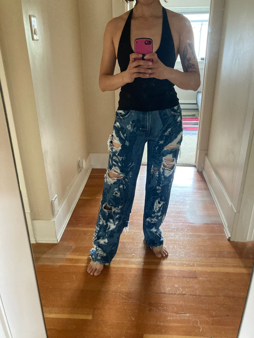 BDG Distressed Baggy Jeans - photo 4