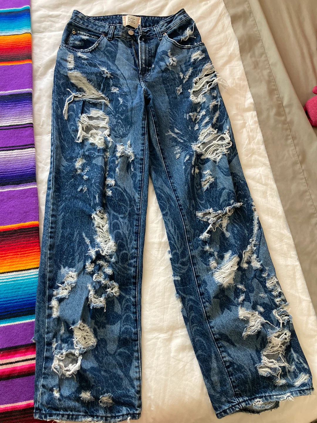 BDG Distressed Baggy Jeans
