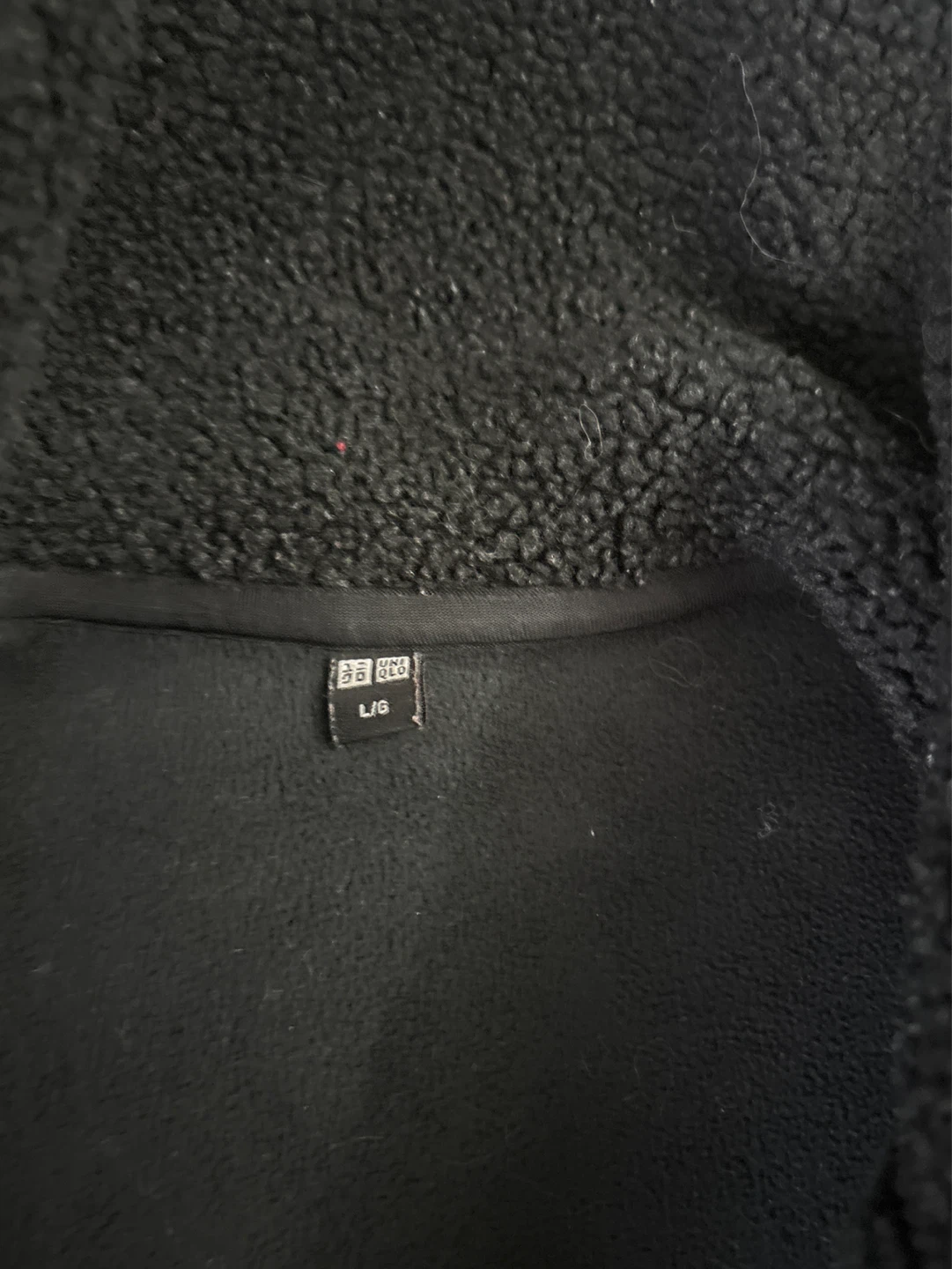 Uniqlo Fleece Jacket - Black - Size L - photo 2
