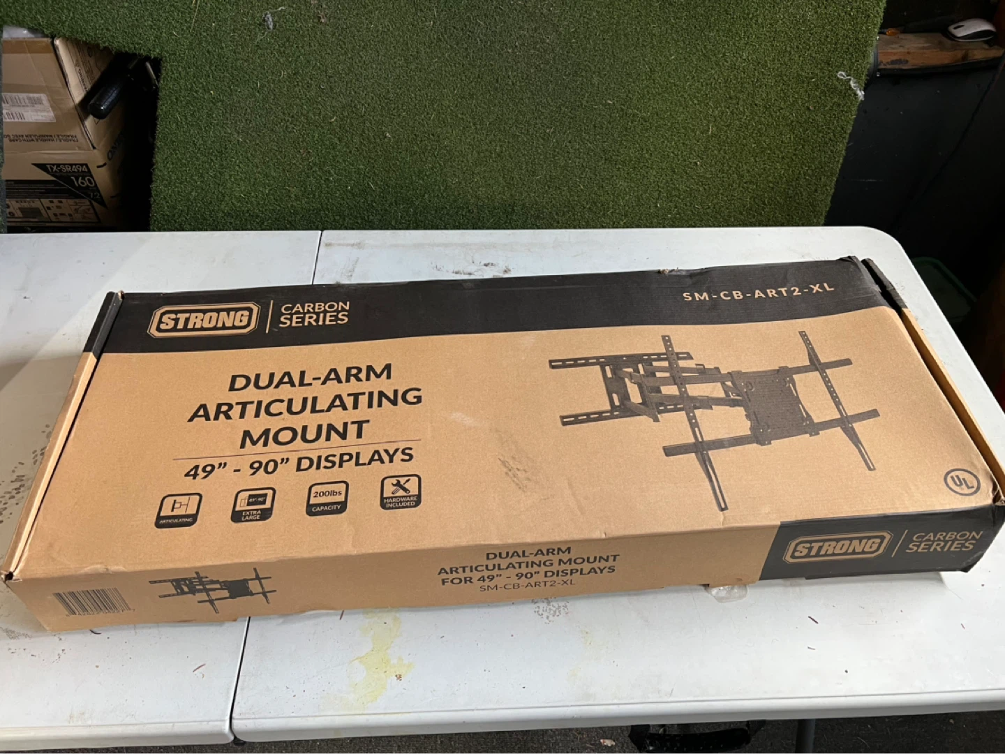 STRONG Dual-Arm Articulating Mount for 49"-90" Displays