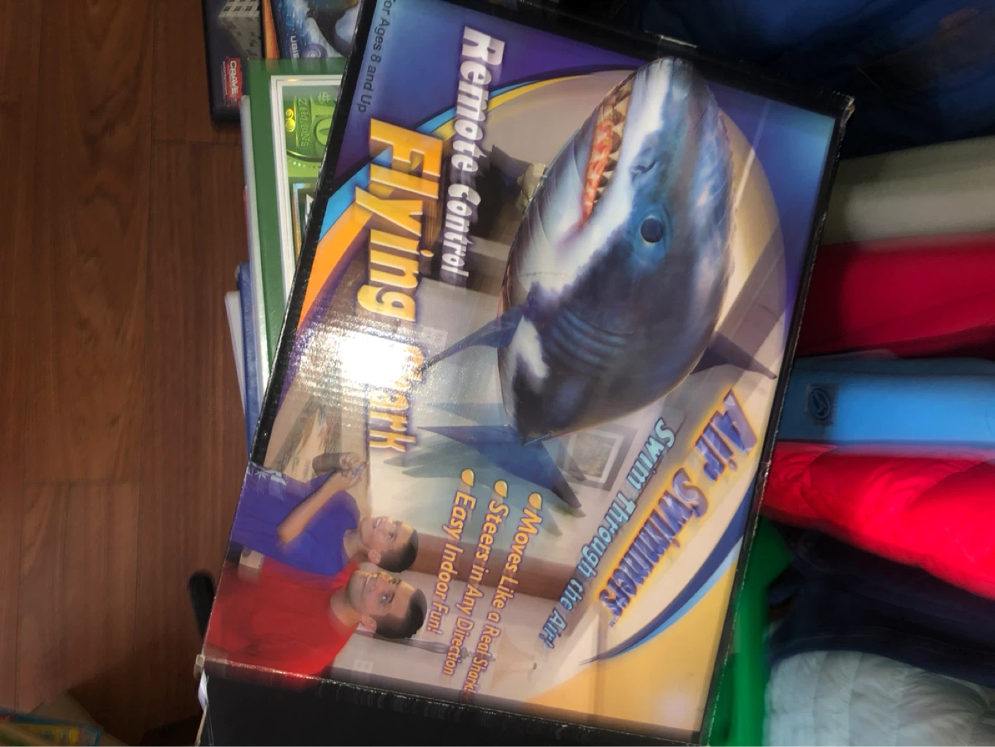 TOWER of Assorted Board Games and Remote Control Shark - photo 2