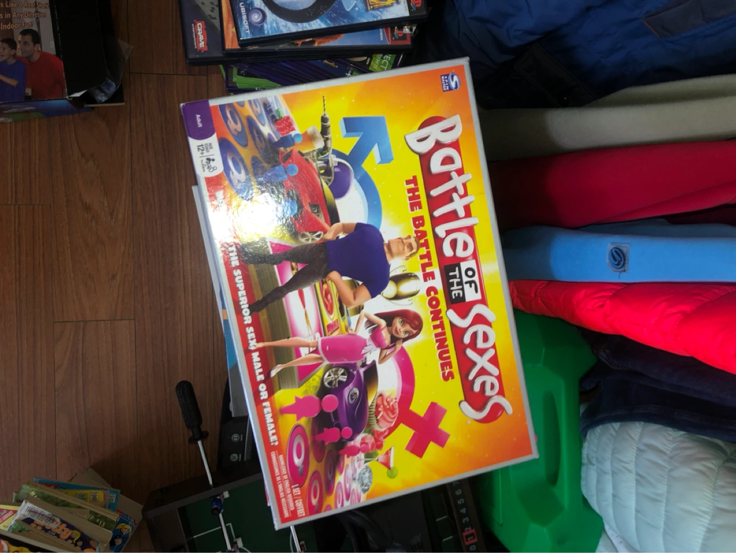 TOWER of Assorted Board Games and Remote Control Shark - photo 5
