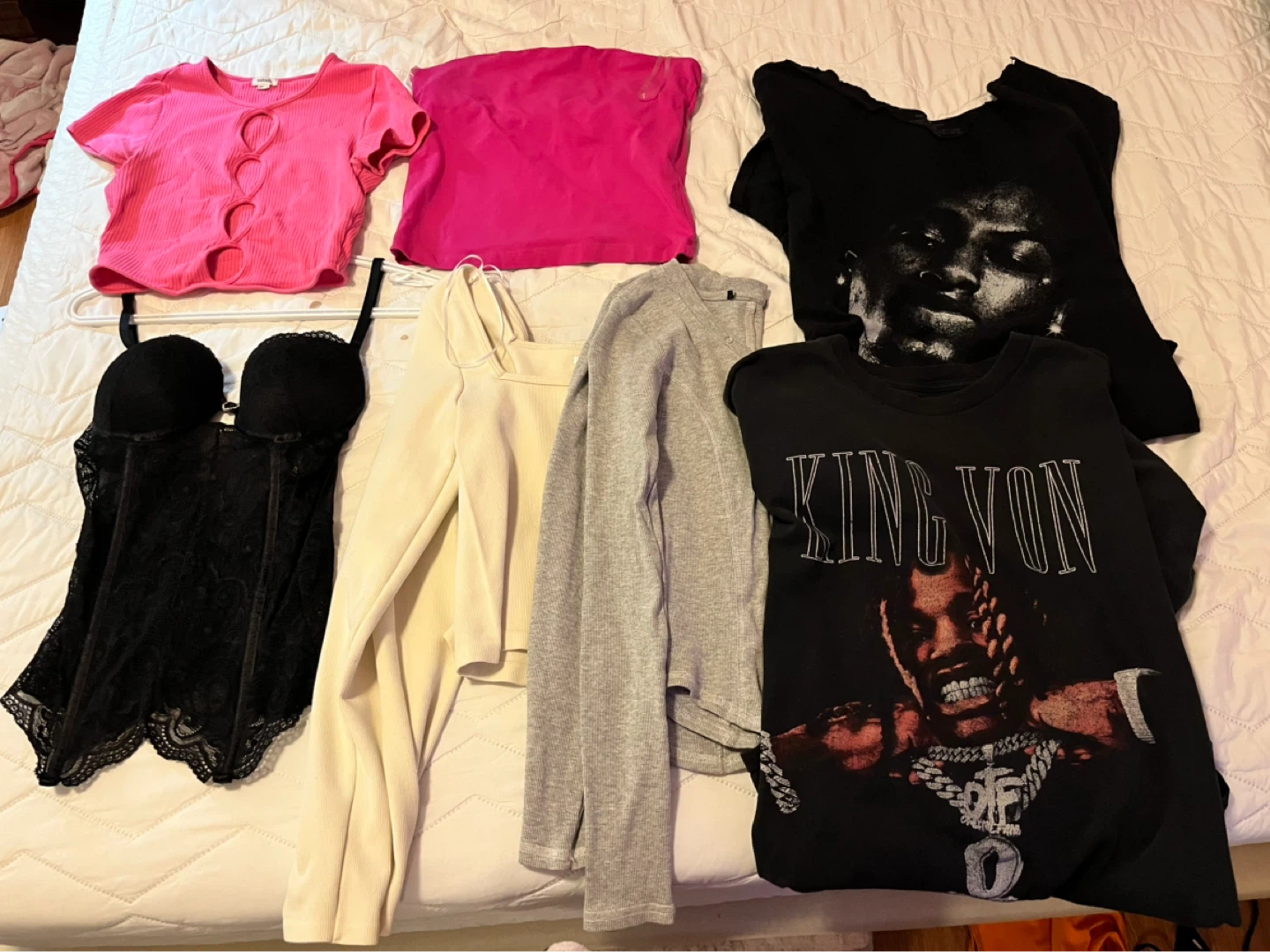 Bundle of 6 Tops and Lingerie