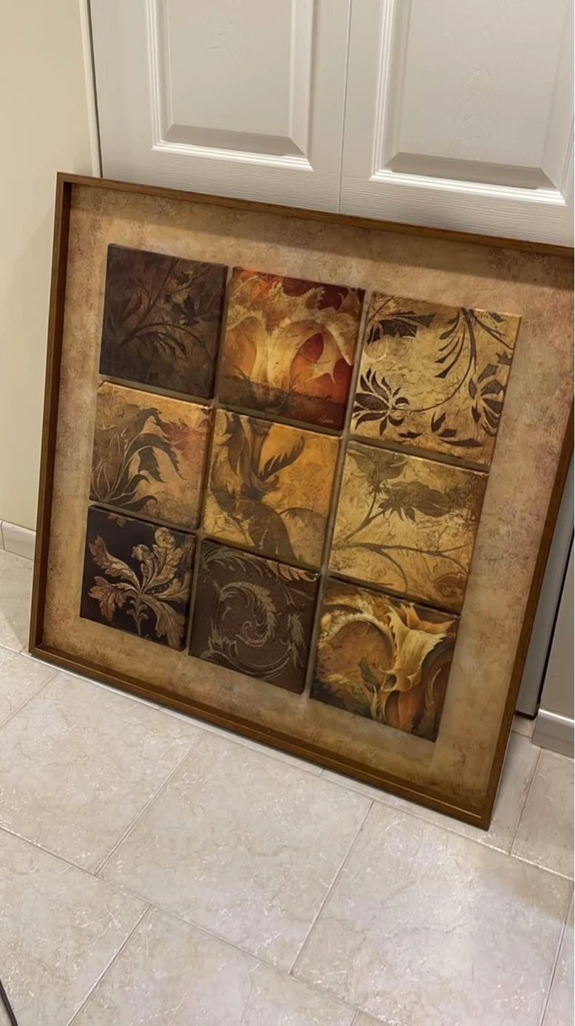Framed 9-Panel Wall Art