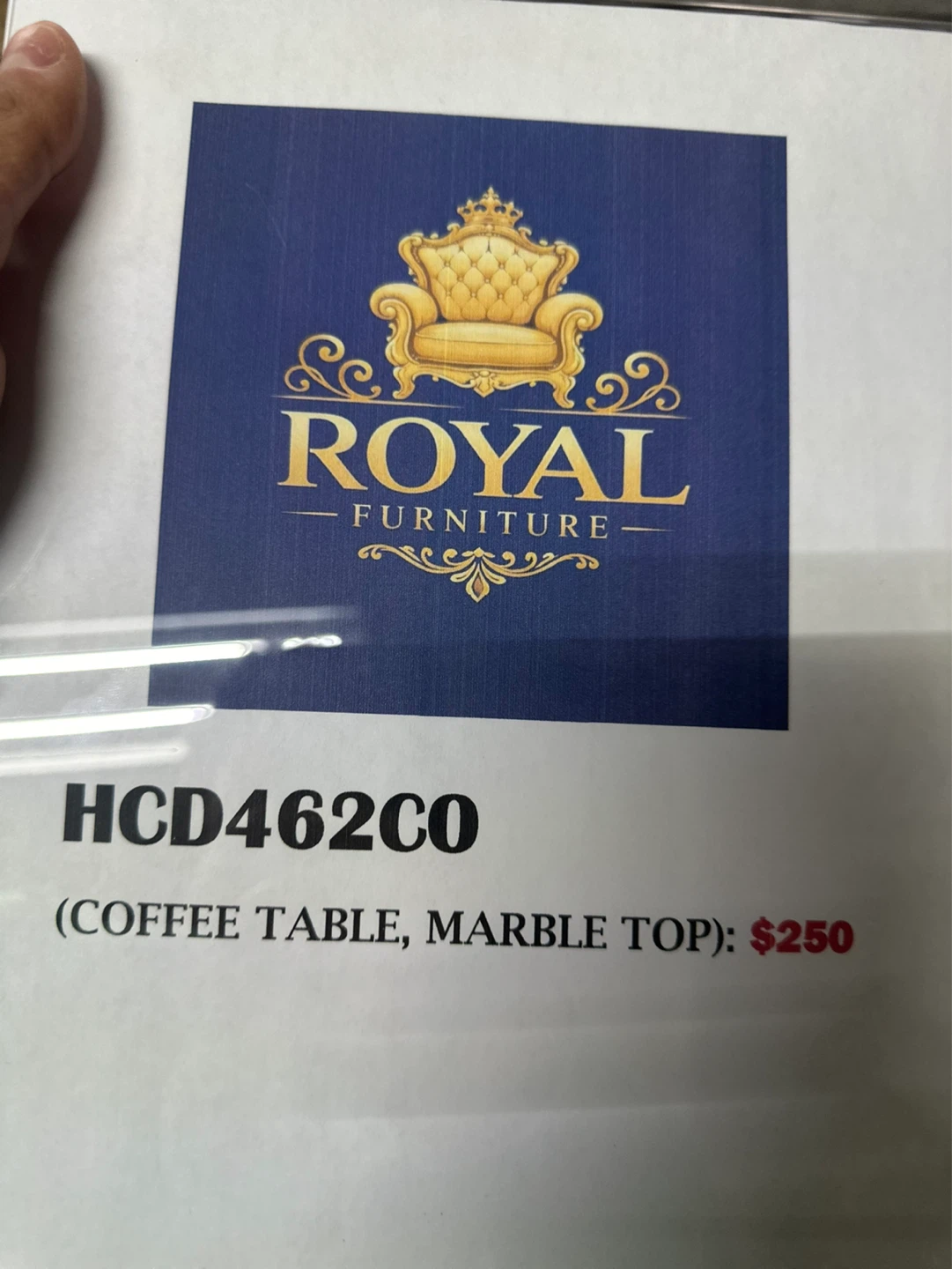 Coffee marble table (brand new) - photo 3