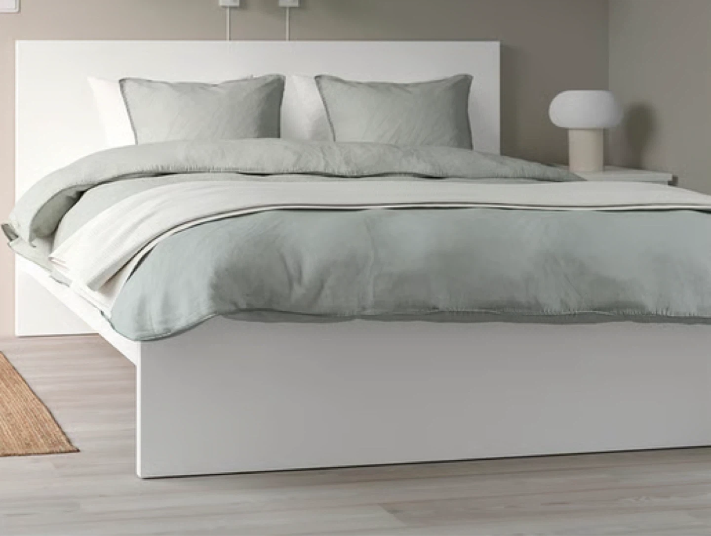 IKEA White Bed Frame