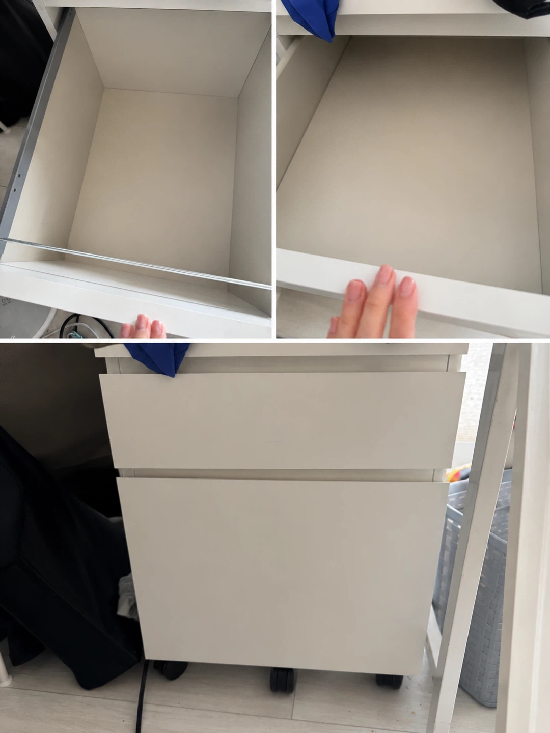 White 2-Drawer Filing Cabinet