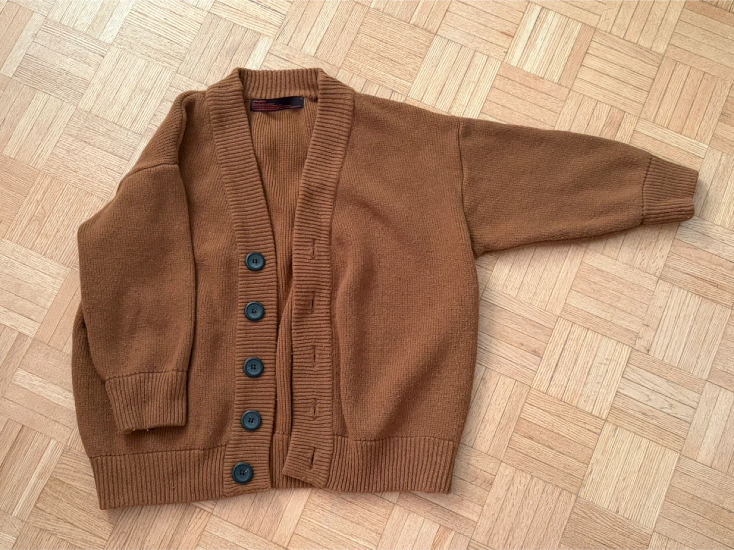 Brown Knit Cardigan