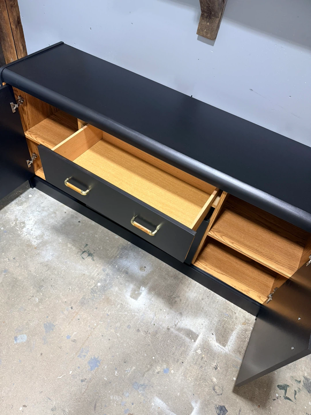 Black Sideboard / TV Stand - photo 3