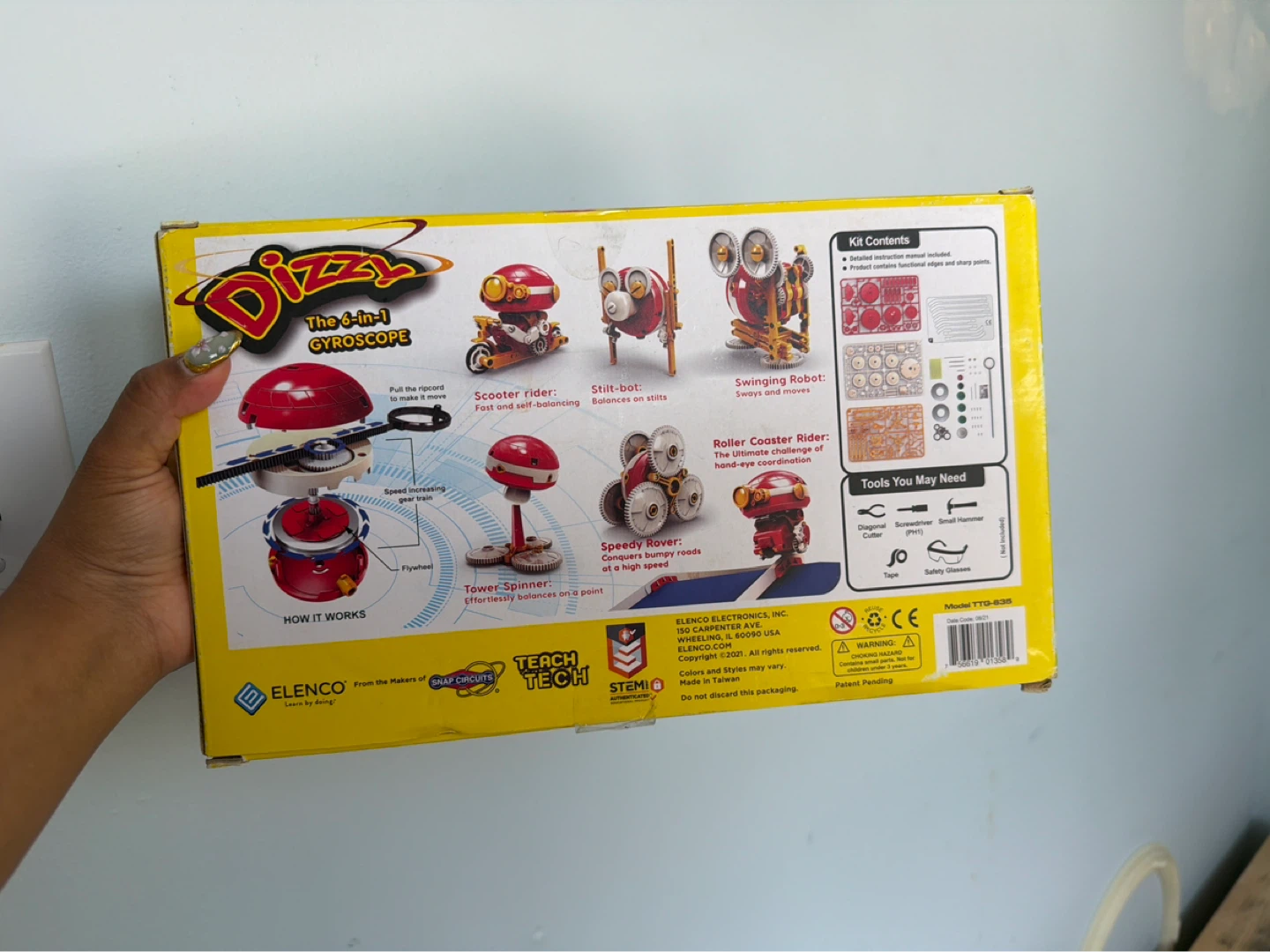 Elenco Teach Tech Dizzy 3-in-1 Gyroscope - photo 2