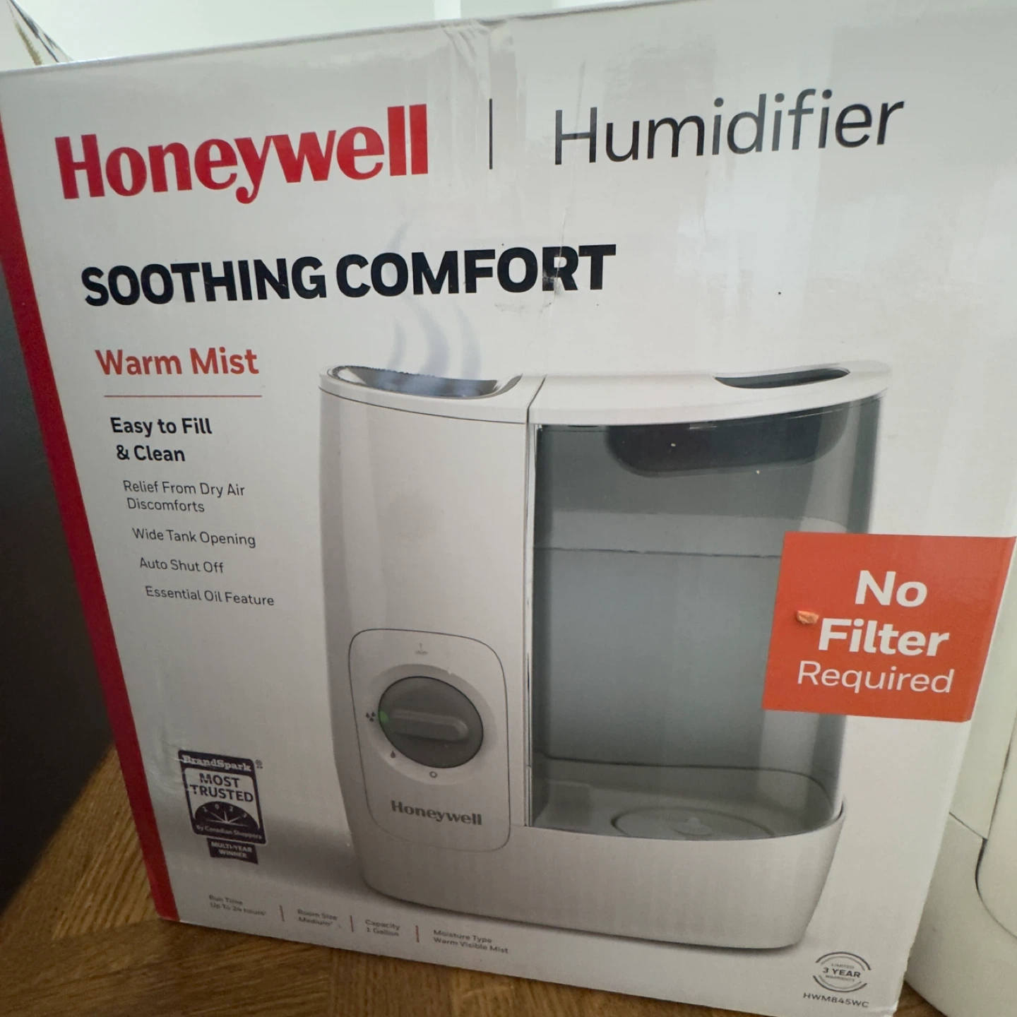 Honeywell Warm Mist Humidifier - photo 2