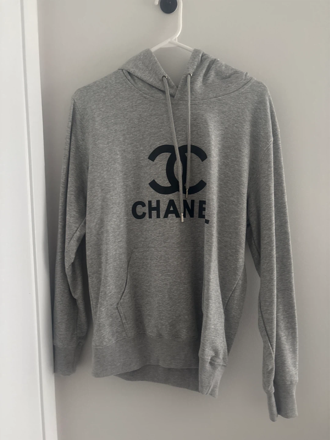 Chanel Grey Hoodie size mejume